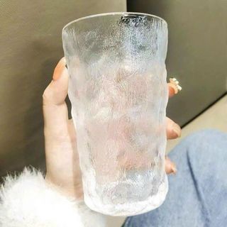 LY THUỶ TINH CHỊU NHIỆT VÂN ĐÁ NHÁM 380ML