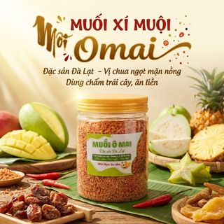 MUỐI XÍ MUỘI Ô MAI ĐẶC BIỆT 500G – CHẤM TRÁI CÂY CỰC CUỐN - WINNIE HOUSE