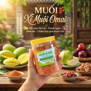 MUỐI XÍ MUỘI Ô MAI ĐẶC BIỆT 500G – CHẤM TRÁI CÂY CỰC CUỐN - WINNIE HOUSE