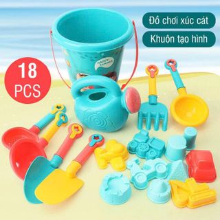 BỘ ĐỒ CHƠI 18 MÓN XÚC CÁT CHO BÉ