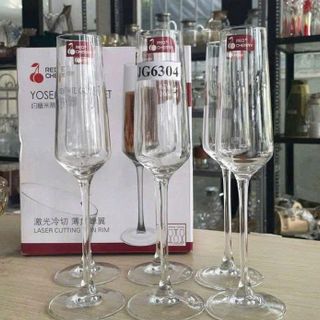 BỘ 6 LY THỦY TINH UỐNG RƯỢU VANG RED CHERRY (T6)