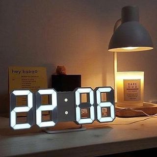 ĐỒNG HỒ LED 3D TREO TƯỜNG ĐỂ BÀN THÔNG MINH