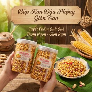 BẮP RIM ĐẬU GIÒN 500G – GIÒN BÙI ĐẬM VỊ SIÊU CUỐN - WINNIE HOUSE