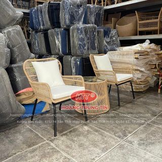 Bộ bàn ghế ban công mây nhựa cao cấp