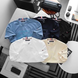 Áo thun nam. Chất thun cotton 4c cao cấp xịn. Mẫu basic bán quanh năm.
