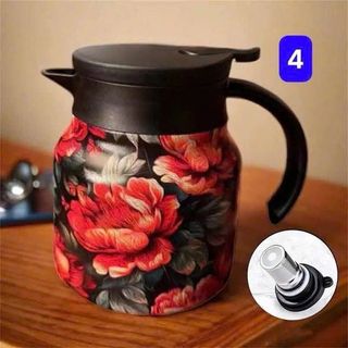 BÌNH PHA TRÀ GIỮ NHIỆT CÓ LÕI LỌC 1000ML HỌA TIẾT