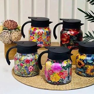 BÌNH PHA TRÀ GIỮ NHIỆT CÓ LÕI LỌC 1000ML HỌA TIẾT