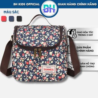 TÚI ĐỰNG CƠM GIỮ NHIỆT SANNEA CAO CẤP, VẢI OXFORD D600, CÁCH NHIỆT BẰNG MÀNG PEVA, TÚI ĐỰNG BÌNH SỮA, DÃ NGOẠI,  CHỐNG NƯỚC CH103-BH KIDS