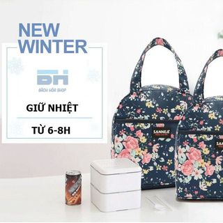 SANNEA - CAO CẤP - TÚI ĐỰNG CƠM GIỮ NHIỆT, TÚI ĐỰNG BÌNH SỮA, DÃ NGOẠI, VẢI OXFORD D600 CHỐNG NƯỚC CH75-BH KIDS