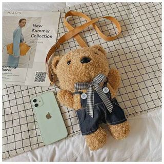 BALO ĐEO CHÉO ĐI HỌC, ĐI CHƠI HÌNH GẤU TEDDY PHIÊN BẢN HÀN QUỐC DỄ THƯƠNG, NGỘ NGHĨNH - BH KIDS