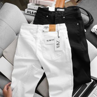 Jean DÀI nam slim fit , màu theo hình từng mẫu , chuẩn form với ống quần ,Vải 9 phẩm dày dặn có thun co dãn