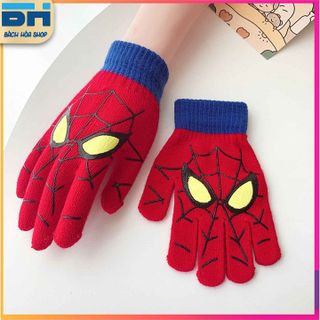GANG TAY LEN DỆT KIM HÌNH SIÊU NHÂN NHỆN - BH KIDS