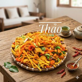 SNACK TÁ LẢ MIX VỊ SIÊU NGON- THÙNG 10KG