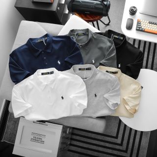 Áo thun polo nam. Vải cotton 4 chiều cao cấp độ bền cao form thụng cực kì thoải mái.