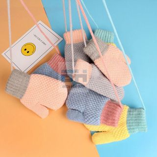 GĂNG TAY LEN DỆT KIM HÌNH TRÁI DỨA DỄ THƯƠNG (DÀNH CHO BÉ TỪ 1-5 TUỔI) - BÁCH HÓA SHOP
