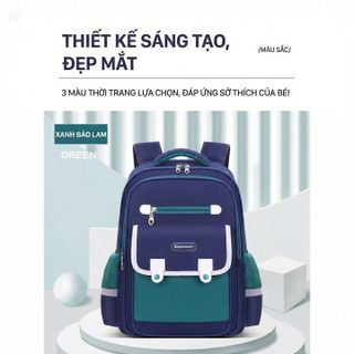 BALO HỌC SINH TIỂU HỌC BOOMHEART CHỐNG THẤM NƯỚC, SIÊU NHẸ GIẢM GÁNH NẶNG, SỨC CHỨA LỚN CH194