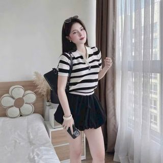 Áo Len Dệt Mát Mẻ Dành Cho Phái Đẹp - Chất Thun Len Dệt Lưới Nhỏ