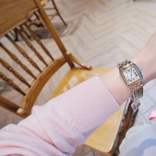 ĐỒNG HỒ NỮ CAO CẤP KATIER DÂY THÉP DEMI MẶT TRẮNG VUÔNG