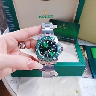 ĐỒNG HỒ NAM SIÊU CẤP ROLXE SUBMARINER MÀU BẠC MÁY CƠ XỊN