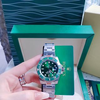 ĐỒNG HỒ NAM SIÊU CẤP ROLXE SUBMARINER MÀU BẠC MÁY CƠ XỊN