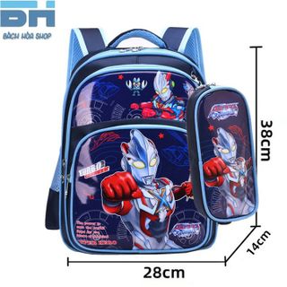 BALO MẪU GIÁO, HỌC SINH TIỂU HỌC, HOẠT HÌNH 3D TẶNG KÈM HỘP BÚT - BH KIDS