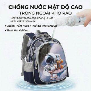 BALO MẪU GIÁO CHỐNG THẤM NƯỚC BH KIDS, HOẠT HÌNH 3D - HÌNH QUẢ BÓNG, PHI HÀNH GIA, NÀNG TIÊN CÁ, NGỰA PONY HỒNG - CH193