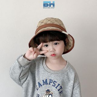 MŨ CHỐNG NẮNG NGƯ DÂN IN HÌNH GẤU, VÀNH TRÒN - BÁCH HÓA SHOP