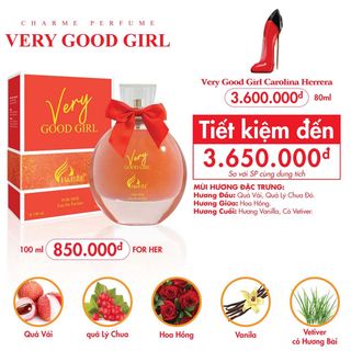 Charme Very Good Girl 100ml phiên bản mới