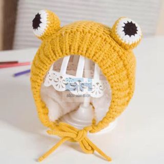 MŨ LEN DỆT KIM HÌNH ẾCH CON XINH XẮN (DÀNH CHO BÉ TỪ 6 - 36 THÁNG TUỔI) - BÁCH HÓA SHOP