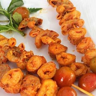 Dồi trường Tơ heo nóng cấp đông khay 1kg (giao tphcm)