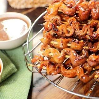Dồi trường Tơ heo nóng cấp đông khay 1kg (giao tphcm)