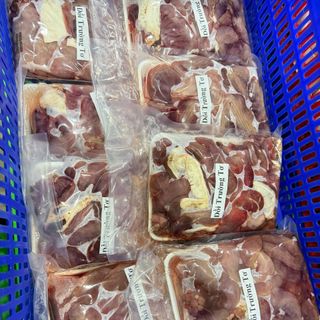 Dồi trường Tơ heo nóng cấp đông khay 1kg (giao tphcm)