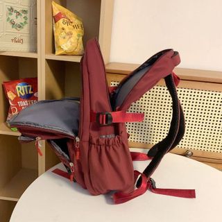 BA LÔ PHỐI MÀU ĐƠN GIẢN STAR, CHẤT DÙ MỊN, CHỐNG NƯỚC, SỨC CHỨA LỚN 17 INCH CHO HỌC SINH, SINH VIÊN CH156 - BH KIDS