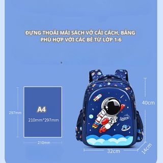 BALO HỌA TIẾT HOẠT HÌNH 3D NỔI BH KIDS CHO BÉ CẤP 1, CHẤT LIỆU VẢI POLYESTER CHỐNG THẤM NƯỚC CH165 - BH KIDS