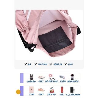 TÚI ĐỰNG ĐỒ THỂ THAO ĐA NĂNG, CLASSIC CÁ TÍNH, DÂY RÚT TIỆN LỢI, VẢI OXFORD CHỐNG NƯỚC, CÓ PHẢN QUAN PHÁT SÁNG BAN ĐÊM CH151 - BH KIDS