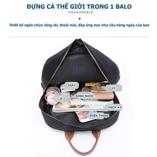 BALO NỮ CÓ QUAI ĐEO VALI, NGĂNG BÍ MẬT, VẢI OXFORD CHỐNG NƯỚC TUYỆT ĐỐI - BH KIDS