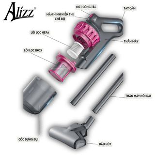 MÁY HÚT BỤI KHÔNG DÂY 100W ALIZZ AL-13603
