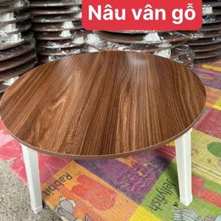 BÀN HỌC TRÒN GẤP GỌN TRANG TRÍ DECOR