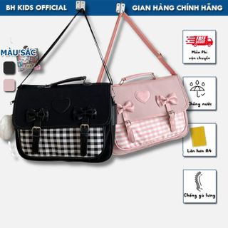 CẶP ĐI HỌC, ĐI CHƠI BH KIDS PHONG CÁCH LOLITA JK, THỜI TRANG NHẬT BẢN, CHỐNG NƯỚC, CHỐNG SỐC, TRẺ TRUNG, CÁ TÍNH CH111- BH KIDS