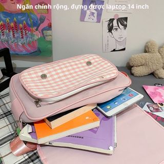 CẶP ĐI HỌC, ĐI CHƠI BH KIDS PHONG CÁCH LOLITA JK, THỜI TRANG NHẬT BẢN, CHỐNG NƯỚC, CHỐNG SỐC, TRẺ TRUNG, CÁ TÍNH CH111- BH KIDS