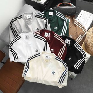 Mẫu áo phông nam.  Áo lên form overisze tuyệt đẹp, logo thêu nét.