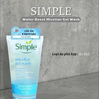 Sữa rửa mặt Simple 150ml