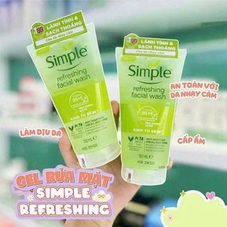 Sữa rửa mặt Simple 150ml