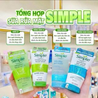 Sữa rửa mặt Simple 150ml