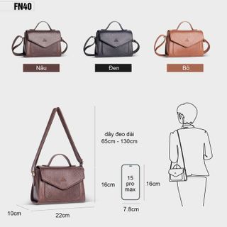 TÚI ĐEO CHÉO NỮ THỜI TRANG FN40 - FADODA
