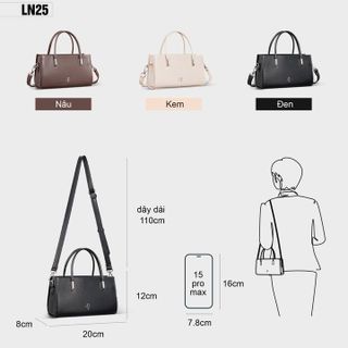 TÚI XÁCH NỮ MINI FORM HỘP SANG TRỌNG PETLA LN25