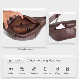 TÚI ĐEO CHÉO BAO TỬ THỜI TRANG UNISEX FDC8 - FADODA