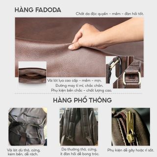 TÚI ĐEO CHÉO DA NAM NỮ THỜI TRANG FADODA FDC17