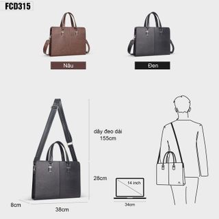 CẶP DA CÔNG SỞ CAO CẤP FADODA FCD315