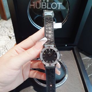ĐỒNG HỒ NỮ CAO CẤP HUPOT SIZE NHỎ VIỀN HỘT BEZEL